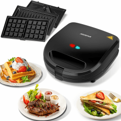 🥪🔥 Sandwichmaker 3 in 1, Sandwichtoaster, Kontaktgrill, Waffeleisen 3 in 1 30JVU 750W