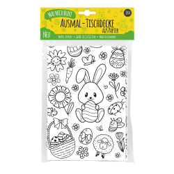 🎨 Papier-Tischdecke Ostern zum Ausmalen 🐰🌼 | Ostergeschenk für Kinder