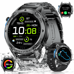 LIGE GPS Smartwatch Herren 1.43''Amoled Display, 170+ Sport Modi Smart Watch
