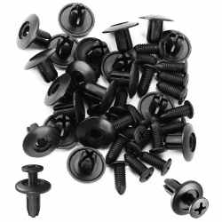 QZKJQDD 6mm Spreiznieten Kunststoff 50 Stück 🚗