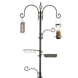 🐦🌿 MIXXIDEA Deluxe Vogelfütterungsstation Kit Bird Feeder Pole Multi Feeder 🌿🐦