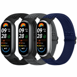 🌟 Bcuckood Elastisches Armband für Xiaomi Smart Band 9/8 🌈
