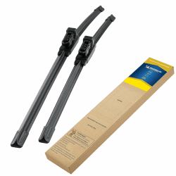 MICHELIN Scheibenwischer Set ECO101 | VW Golf 7, Audi A3 | 🌧️🚗 650/450mm | Nachhaltige Verpackung, schwarz