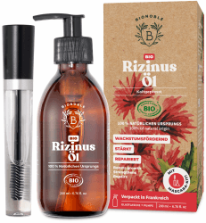 Bionoble Rizinusöl Bio 200ml - 100% Rein, Natürlich, Kaltgepresst 🌿🥇