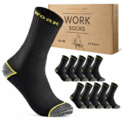 Angebot: 10 Paar Herren Arbeitssocken WORK Socken Baumwolle 🧦