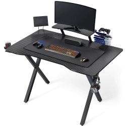 🎮 Yaheetech Gaming Tisch 110 cm: Gamer Schreibtisch 🖥️