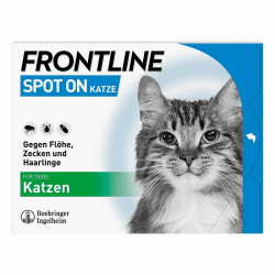 🐱🦟 FRONTLINE Spot ON Katze - Schutz gegen Zecken, Flöhe & Haarlinge