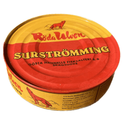 Angebot: Surströmming HERING | Schwedische Spezialität | Röda Ulven 300g (fermentierter Hering) | Surströmming Challenge 🐟