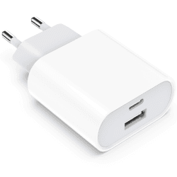 🔋🔌 USB C Ladegerät, 20W 2Port USBC Netzteil Adapter Mehrfach für iPhone & Samsung
