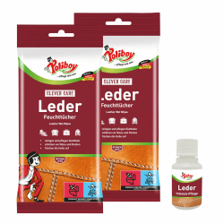 🌟 DEAL: POLIBOY Leder Feuchttücher - Made in Germany - 2x 20 Tücher 🌟