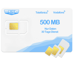 📶 EIOTCLUB Prepaid SIM Karte für 3G/4G LTE-Überwachungskamera, Wildkamera, WiFi Router