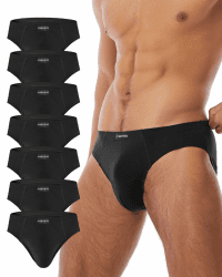 🩲🔥 FORVEVO 7er Pack Unterhosen Herren Slip Baumwolle - Atmungsaktive Unterwäsche Männer 🩲🔥