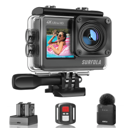 Surfola Action Cam 4K 60FPS Unterwasserkamera 📷🌊