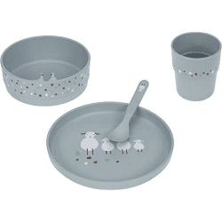 🌱 LÄSSIG Kindergeschirr Set - Tiny Farmer Sheep 🐑