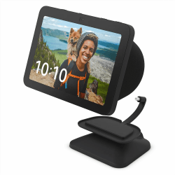 Verstellbarer Ständer mit USB-C-Ladeanschluss für Echo Show 8 (3. Gen.) | Anthrazit 🔌📱