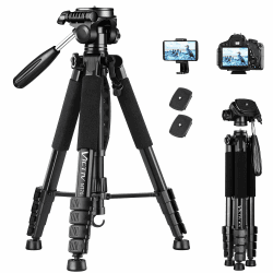 📸 Victiv Kamera Stativ mit 52–160-185cm Höhe - Leichtes Camera Tripod