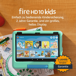 🔥👦👧 Fire HD 10 Kids-Tablet (Neueste Generation) | Mit 10-Zoll-Display, Kindersicherung, 2 Jahren Sorglos-Garantie!