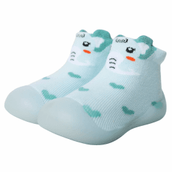 🧦👶 Sockenschuhe Baby Krabbelschuhe: Niedlicher Cartoon Lauflernschuhe