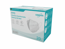 🌟 20x FFP2 Maske Atemschutzmaske 5-Lagen Staubschutzmasken hygienisch einzelverpackt EN149:2001+A1:2009 Mundschutzmaske EU2016/425