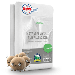Welldora Premium Milbenbezug Matratzen 180x200x20 🛏️ Fachärztlich getesteter Allergiker Matratzenschoner