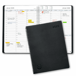 Terminplaner 2025 A4 von Smart Panda 🐼🗓️ - Wochenplaner A4, Kalender 2025