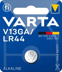 🔋 VARTA Batterien V13GA/LR44 Knopfzelle, 1 Stück, Alkaline Special, 1,5V 🔋
