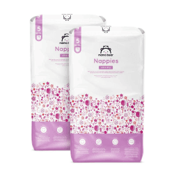 🌟 Amazon-Marke: Mama Bear Ultra Dry Windeln Größe 5 (10-16 kg) - MONATSBOX, Weiß, 152 Stück (2 Packungen mit 76) 🌟