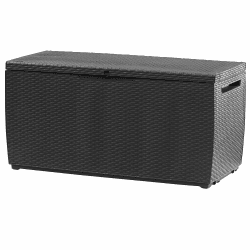 🌿 Deuba® Gartenbox 310L Rattan-Optik Anthrazit 🌿