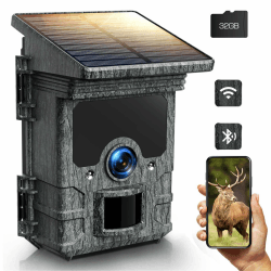 🌿🦌 VOOPEAK Wildkamera Solar WLAN 4K 30fps 85MP 📸🔥
