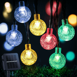STANBOW Solar Lichterkette Aussen: Dekorieren Sie Ihr Zuhause mit Farben und Lichtern! 🌞🌈🏡