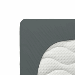 Angebot des Tages! 🛏️ Spannbettlaken Jersey Spannbetttuch 100% Baumwolle - 160 x 200 cm Silber