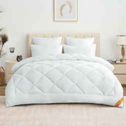 Aisbo Bettdecke 200x220 cm Ganzjahresdecke 300GSM - Decke 220x200cm 4 Jahreszeiten, Steppdecke 200x220 🛌🌟