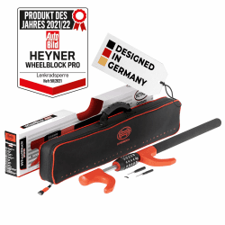 🔒🔑 HEYNER® Lenkradsperre mit Zahlenschloss - Diebstahlschutz für PKW, Van, LKW 🔒🔑
