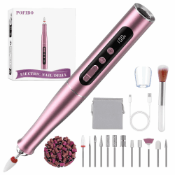🌟 POFIBO Nagelfräser Kabellose 35000 U/Min für Gelnägel 🌟