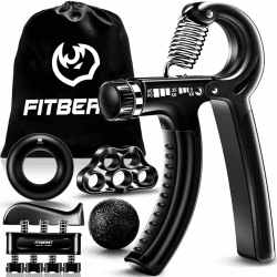 FitBeast Handtrainer Fingertrainer - Trainingsset für Griffkraft & Stressabbau 🏋️‍♂️