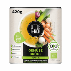 Gemüsebrühe Bio | Gemüsebrühe Klassik | 100 Prozent Bio-Qualität | Veggie | Ohne zugesetzten Zucker | Ohne Geschmacksverstärker | Ohne Hefe | Ohne Palmfett | Ohne künstliche Zusätze | 420g