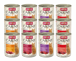 🐱🍖 Carny Katzen Nassfutter Mix Herzhafte Variation (12 x 400g) 🍖🐱