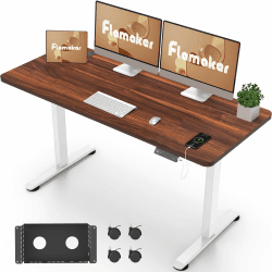 Flamaker Höhenverstellbarer Schreibtisch mit USB-Aufladung 🖥️🔌