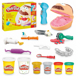 🦷 Play-Doh Zahnarzt Dr. Wackelzahn Bastel-Set 🎨👩‍⚕️