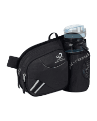 🏃‍♂️👜 WATERFLY Gürteltasche Bauchtasche mit Flaschenhalter - Leicht & Wasserdicht