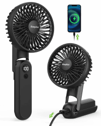 🌀 EasyAcc Handventilator 4-in-1 Tragbarer Mini Ventilator 🌀