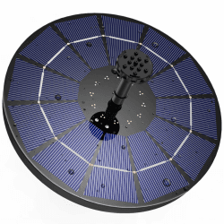 🌞🌿 Solarbrunnen für den Außenbereich - 3,5 W, schwimmend