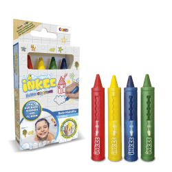 INKEE Bath-Crayons 4 x Badestifte für Kinder Badewanne 🛁