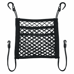 VEHIRIE Gepäcknetz Autositz Netz 🚗 Auto Net Zwischen Vordersitze Netztasche Universal 3 Lagiger Auto Aufbewahrung Organizer 30 x 27 cm Vordersitz Aufbewahrungsnetz Hundegitter