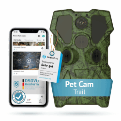 PETTEC - PetCam Trail Wildtierkamera mit Nachtsicht & Bewegungsmelder 🐾