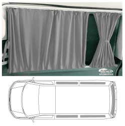 🚐 BREMER SITZBEZÜGE Maß Gardinen Vorhänge Sonnenschutz für Mercedes Vito Viano W639 2003-2014 🌞
