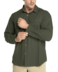 🌿 Outdoor Ventures Hemd Herren: Atmungsaktives Funktionshemd mit UV-Schutz