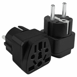 🔌🔋 Steckdosenadapter UK to EU Adapter, US Adapter EU, Adapter China Deutschland Stecker, Universal Adapter 2 Stück 🌍🔌