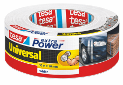 Tesa Extra Power Universal Gewebeband - Weiß - 50 m x 50 mm 🛠️🔧