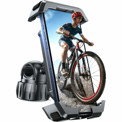 VUP Handyhalterung Fahrrad, Motorrad - Neueste Dreh-Knopf Feste Klammer 🚴‍♂️